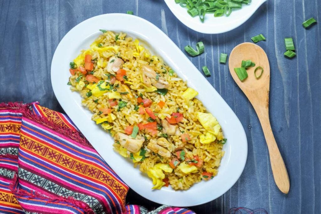 Peruvian Fried Rice (Arroz Chaufa) - Keesha's Kitchen