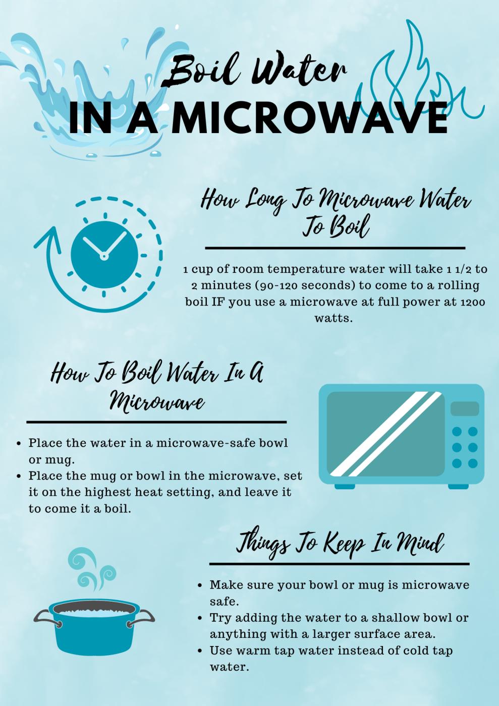 How Long To Boil Water In The Microwave And On The Stove