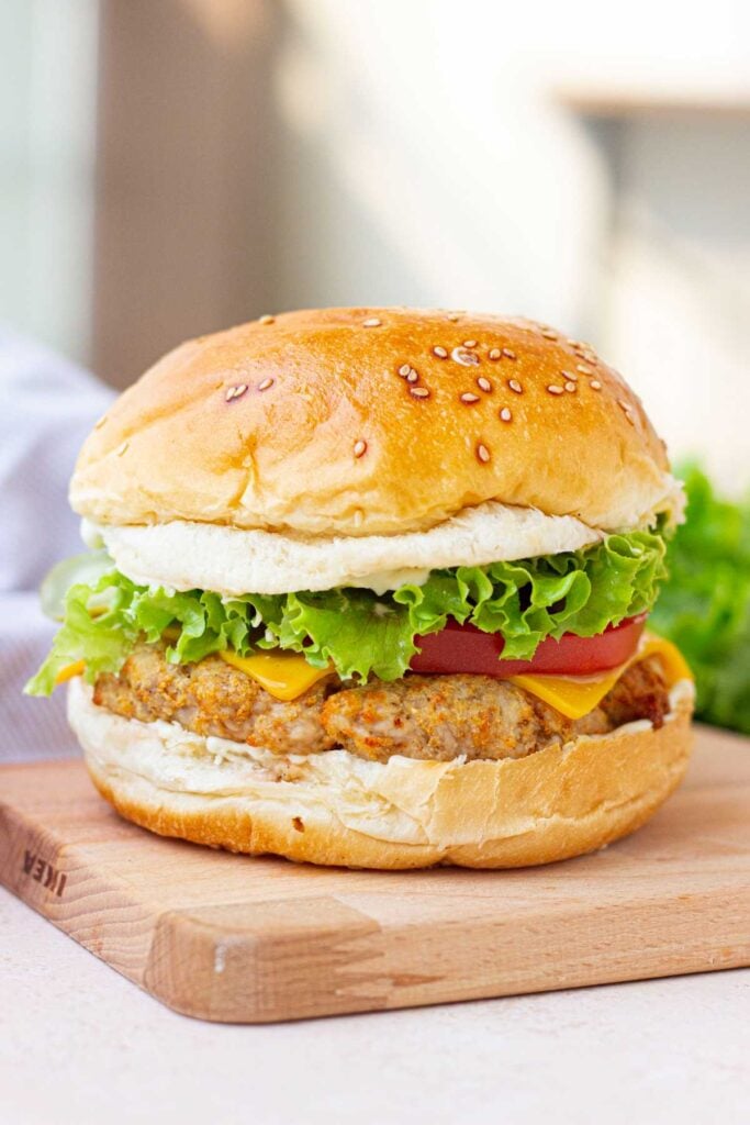 The Ultimate Juicy Air Fryer Turkey Burgers From Scratch