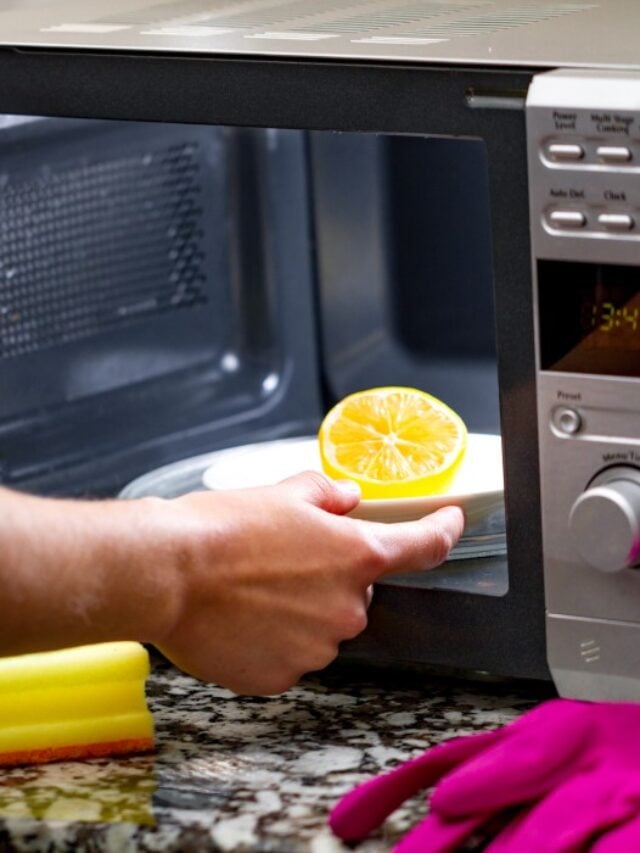 Sparkling Microwave Magic Clean with Lemon in Easy Steps Keesha's