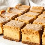Dulce De Leche Cheesecake cuted Bites
