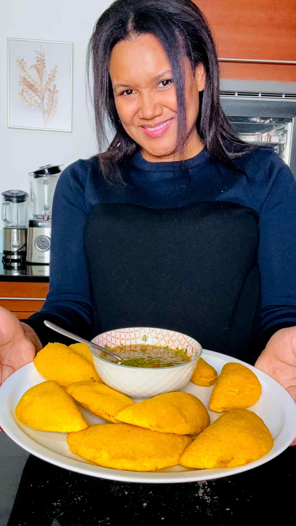 presentaci&oacute;n de las empanadas de pollo