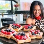 Easy Puff Pastry Stars with Berries & Cream Cheese