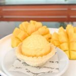 Homemade Mango Frozen Yogurt