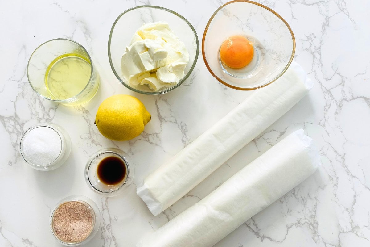 Ingredients for Puff Pastry Stars with Berries