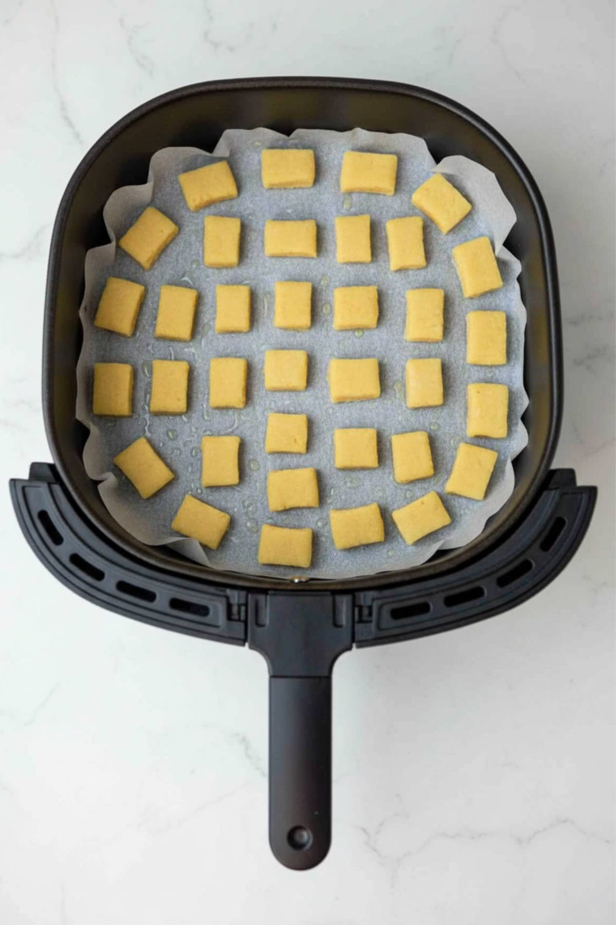 Chin Chin in an Air Fryer before frying.