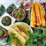 East African Chapati from above.