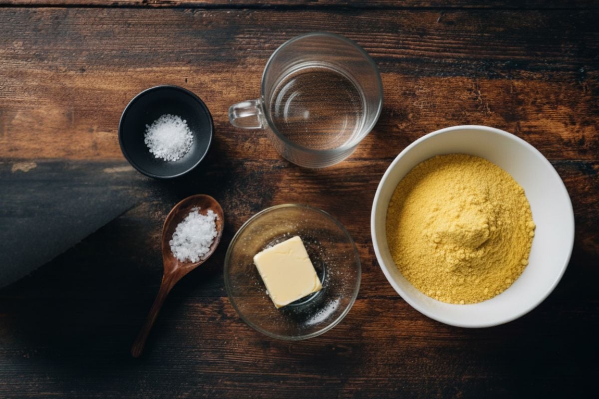 Kenyan Ugali ingredients