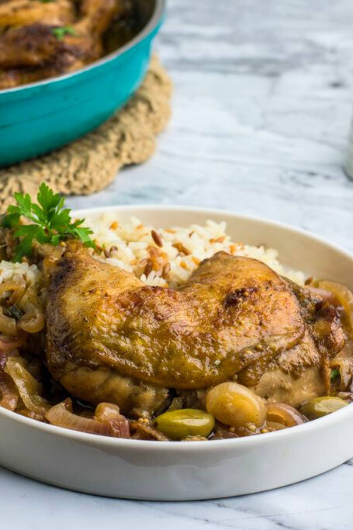 Senegalese Yassa Chicken. 