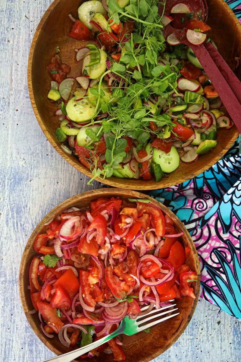 varation of Kenyan Kachumbari